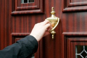 Would you open up for the door-to-door vacuum salesman? You already have a brand new Dyson, man. Stay focused.