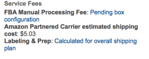SUPER CHEAP shipping to the Amazon warehouse.