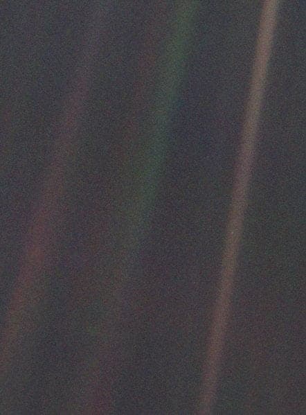 Our entire history is a blip of that dot's existence.