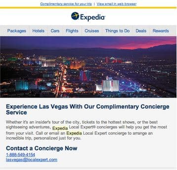 expedia upsell
