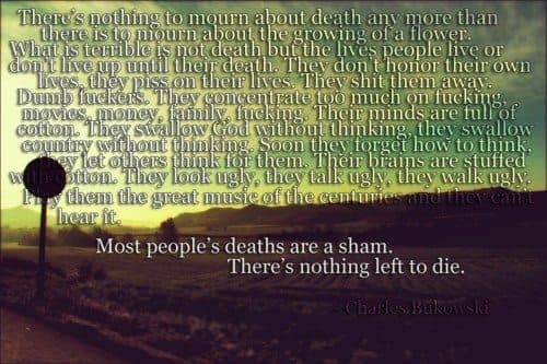 death bukowski