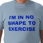 no shape to exercise meme