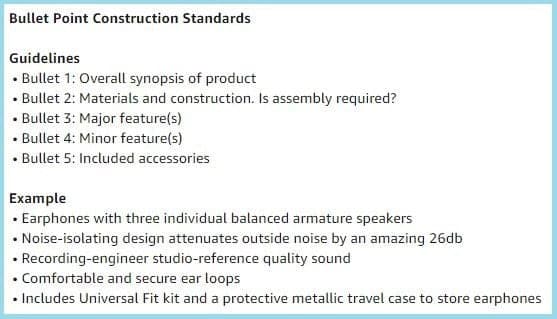 Amazon-Bullet-Point-Standard-Example