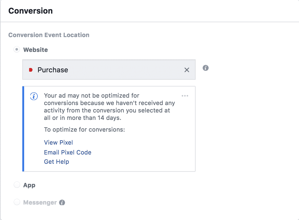 Conversion Tracking for a successful facebook ad