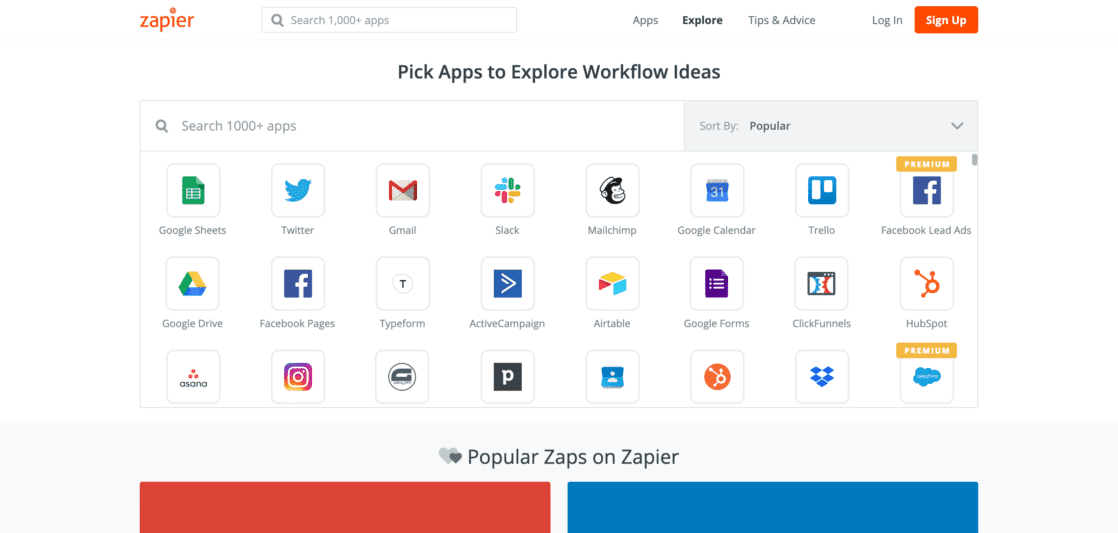 Automate processes with Zapier