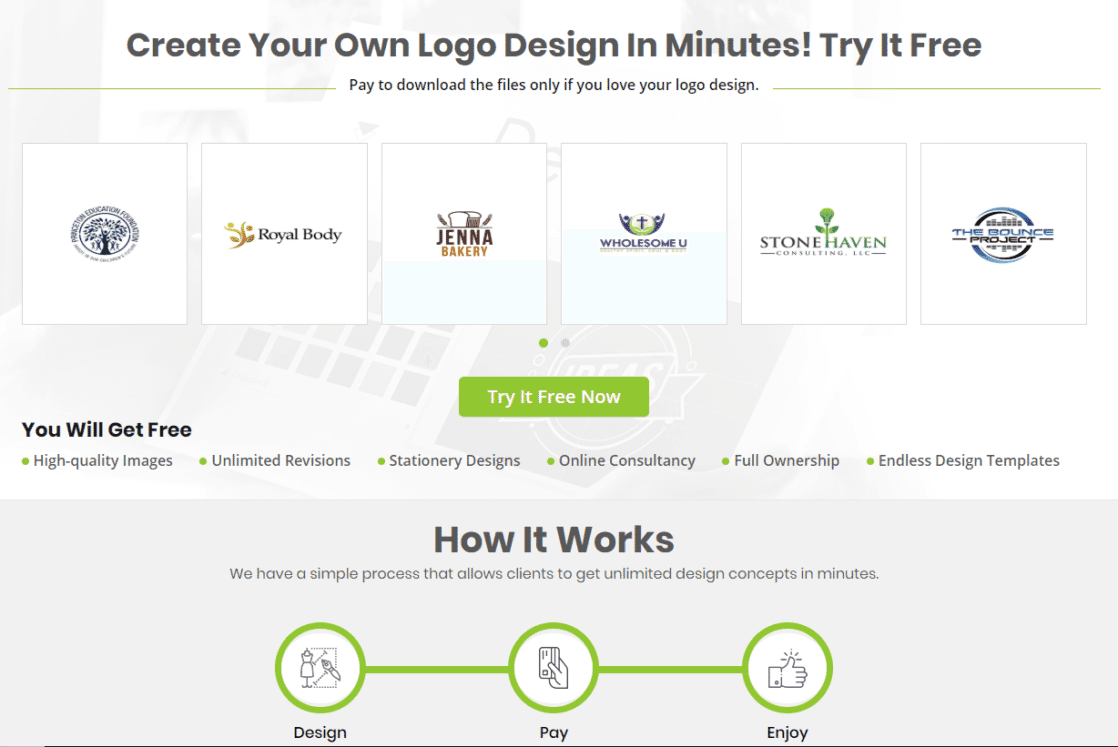 Design Iconic Home Page