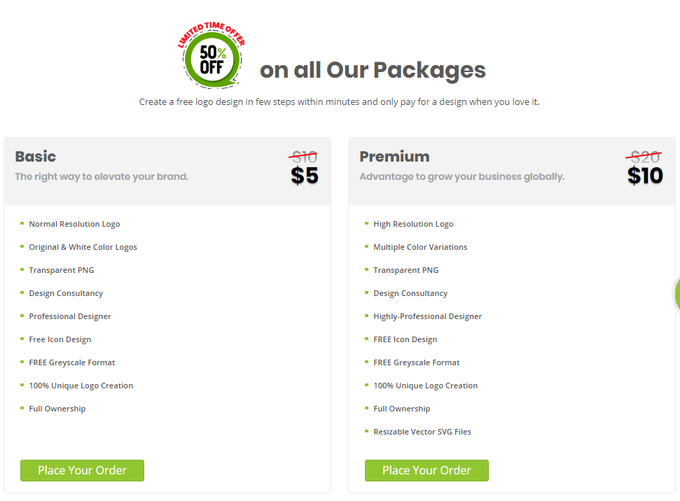 Design Iconic Pricing