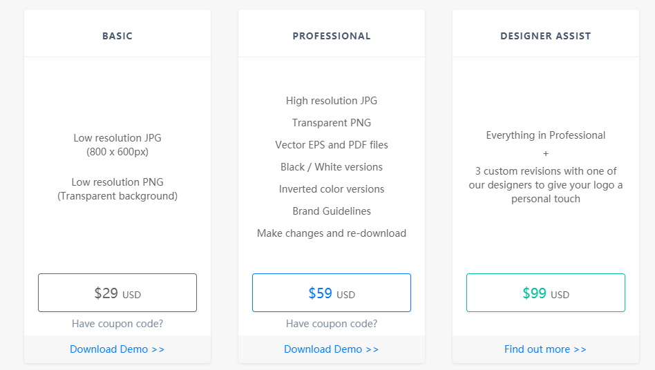 LogoAI - Pricing
