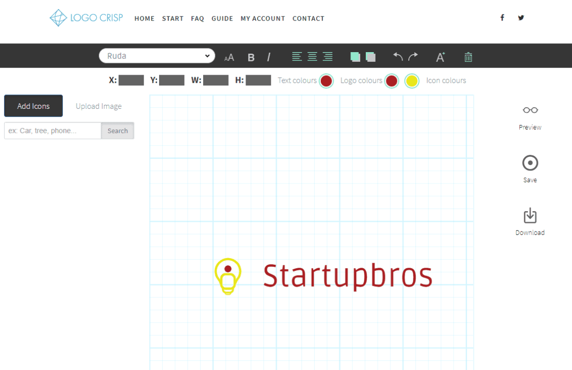 LogoCrisp - Editing Your Logo