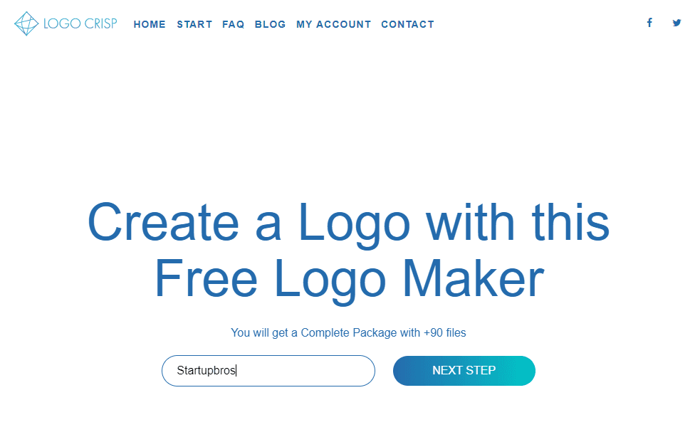 LogoCrisp Home Screen