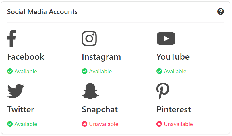 Formal Founder - Social Media Handle Availability