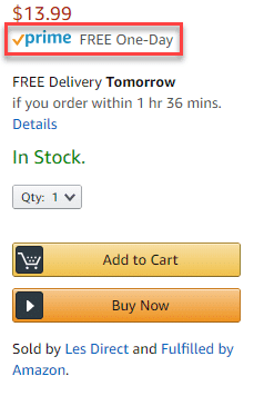 Prime Next Day Delivery