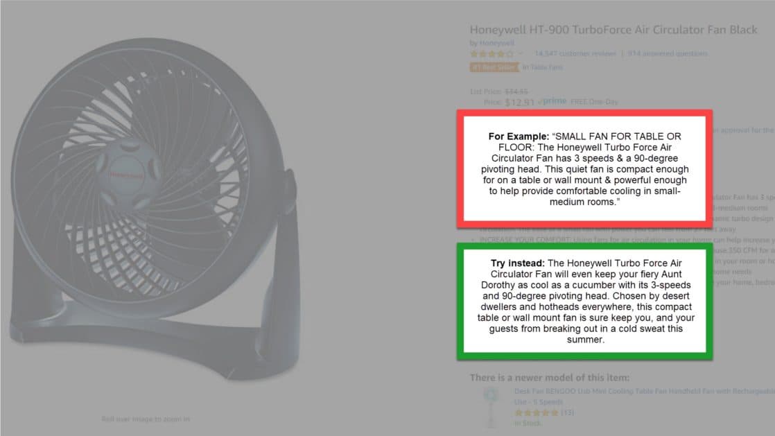 Product Description Example 2