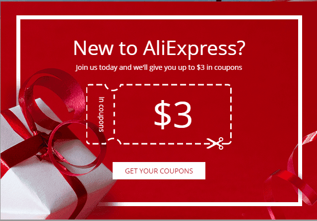 Aliexpress New Member Coupon