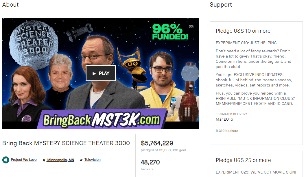 Bring Back Mystery Science Theater 3000