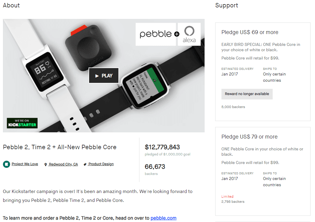 Pebble 2 Time 2 All New Pebble Core