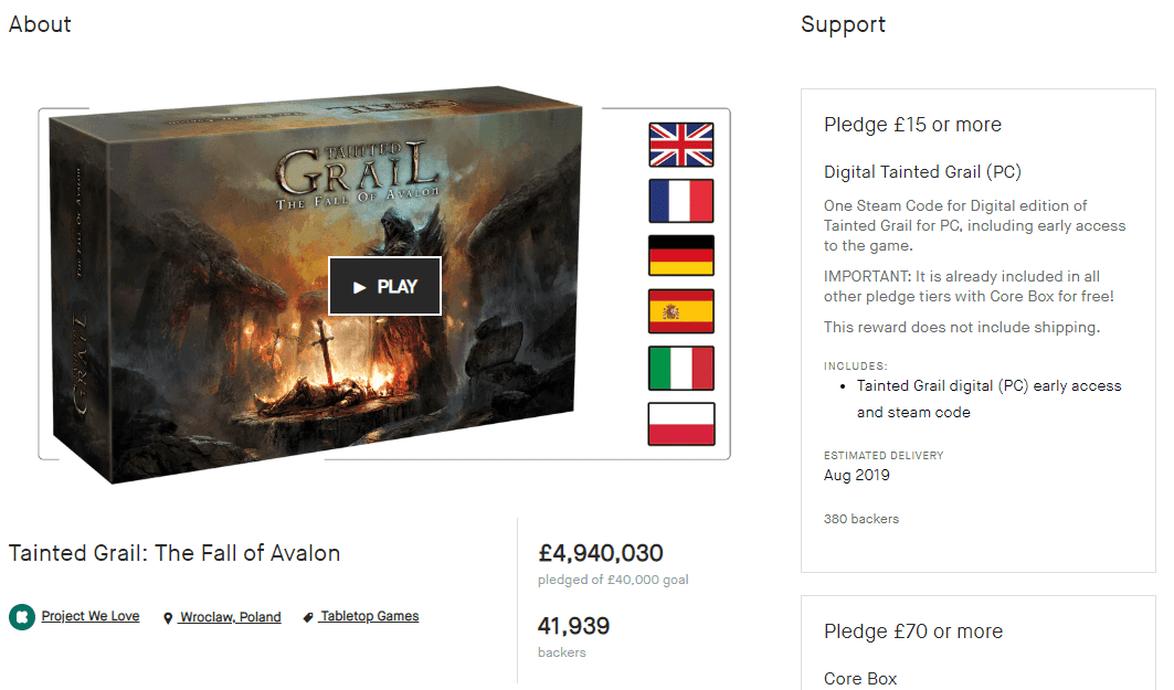 Tainted Grail The Fall of Avalon