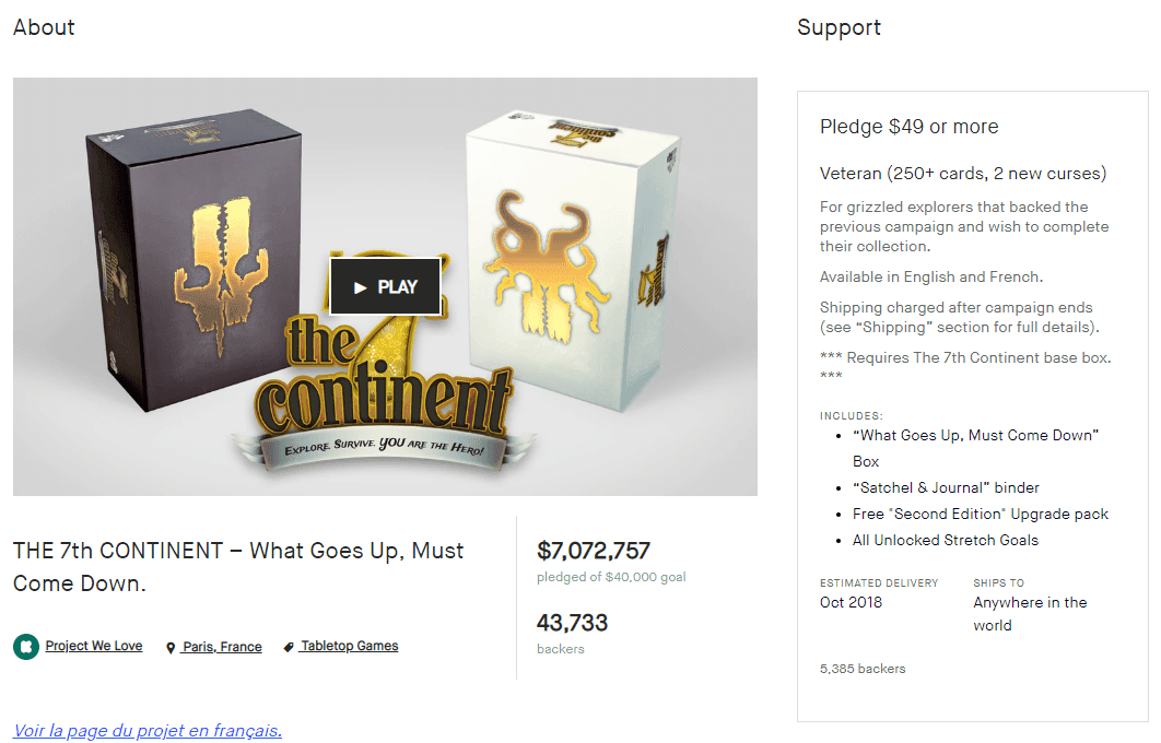 The 7th Continent What Goes Up Must Come Down