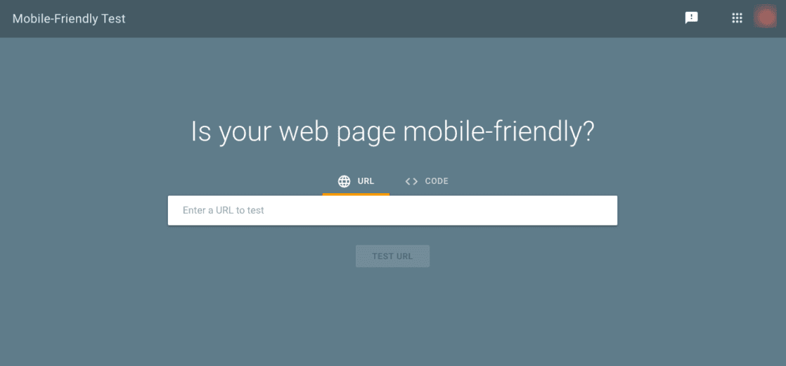 Tool 55 Mobile Friendly Test