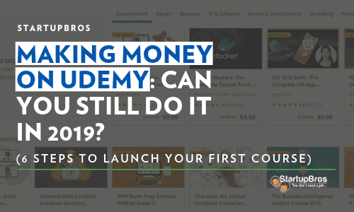 Making money on Udemy