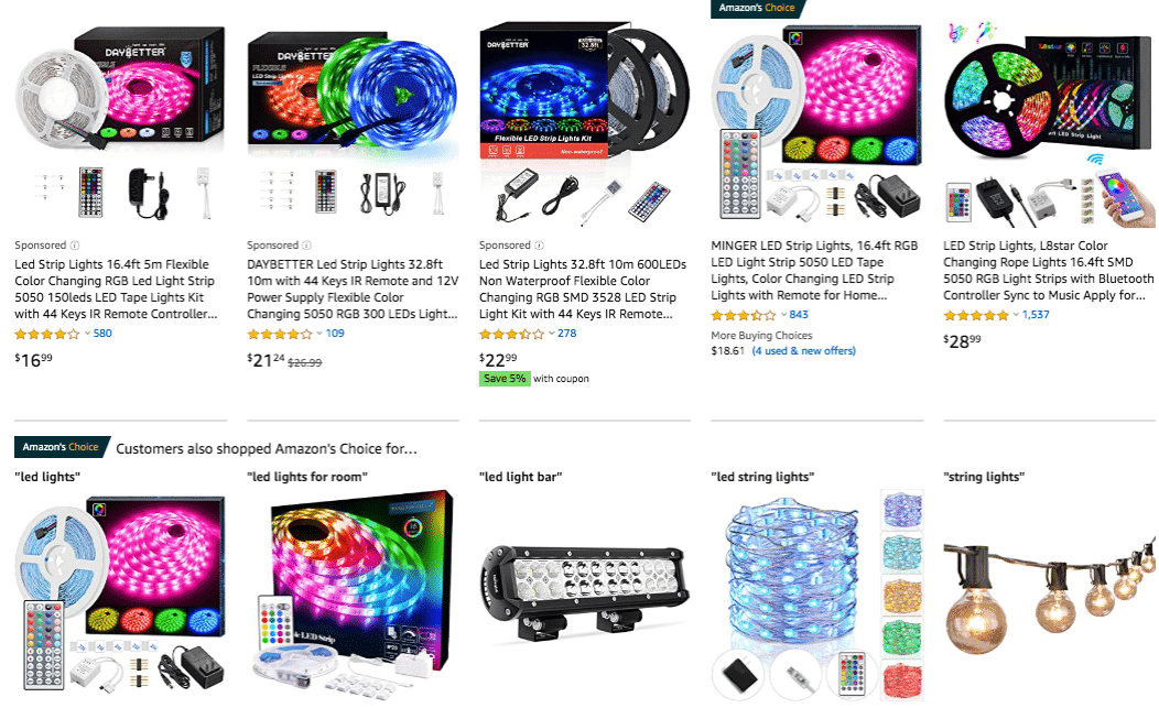 Led Lights on Amazon