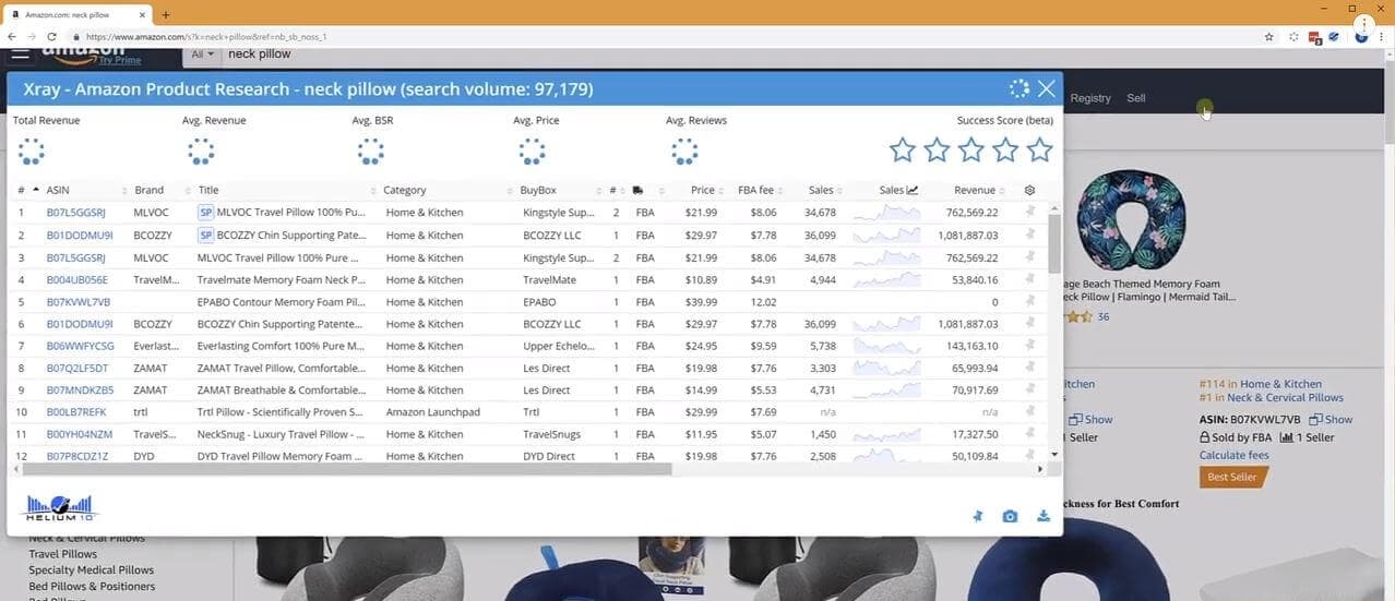 Helium 10 Chrome Extension
