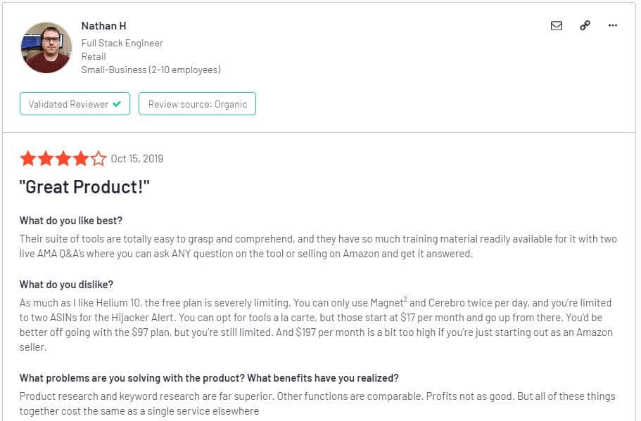 Helium 10 Review