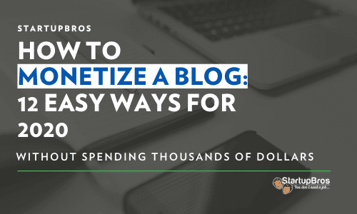 how to monetize a blog 12 ways