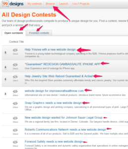 99designs browse