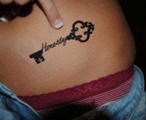 honesty tattoo