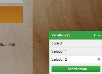 This will help you keep track of all your page variations.