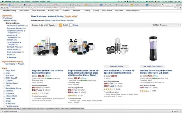 screenshot amazon product page