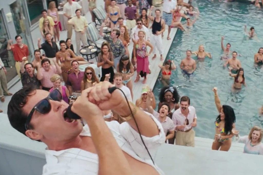 wolf of wallstreet yell