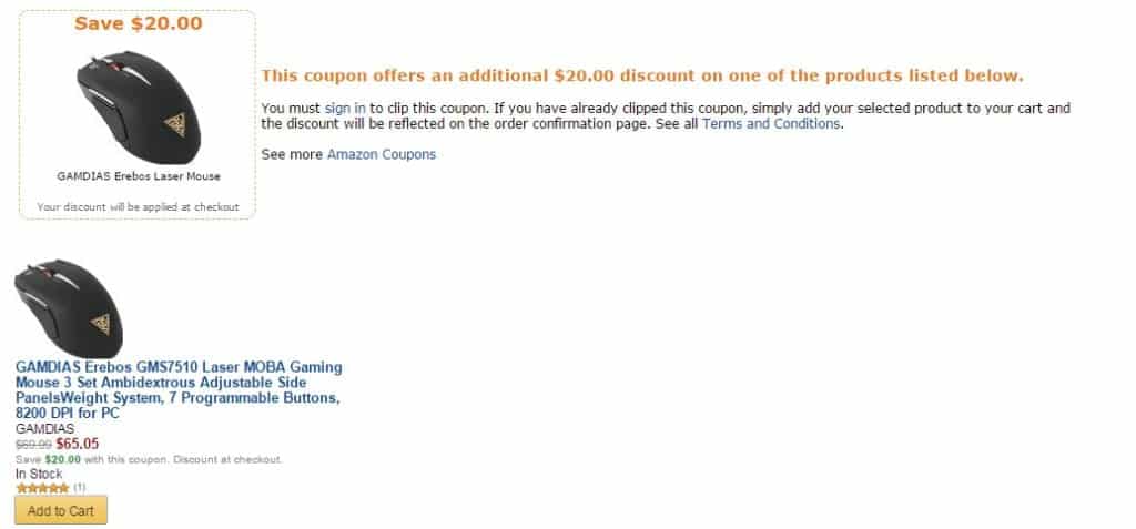 Amazon-Individual-Coupon-Page