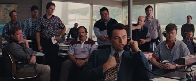 image of lenoardo dicaprio playing jordan belfort