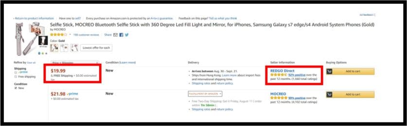 Amazon-Hijacker-Undercutting-Price