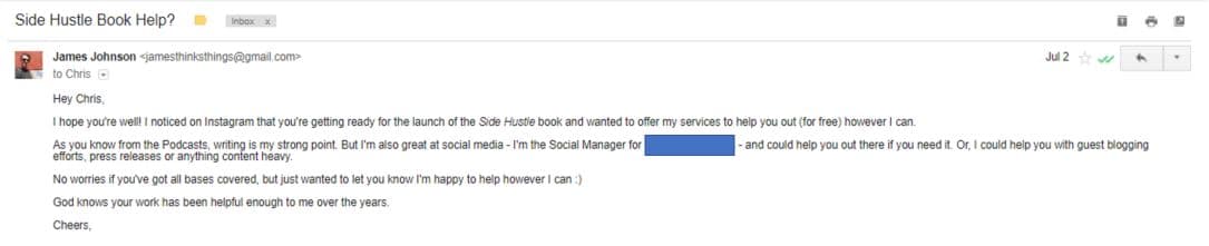 Freelance-Writing-outreach-email-offering-free-help