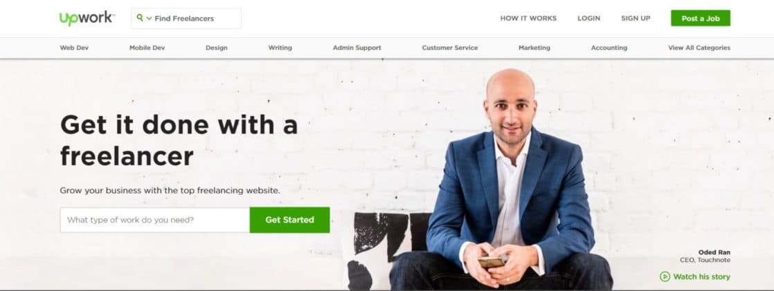 Upwork Website