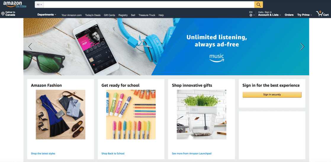 Amazon Associates Screen Shot - comparing Amazon and Alibaba
