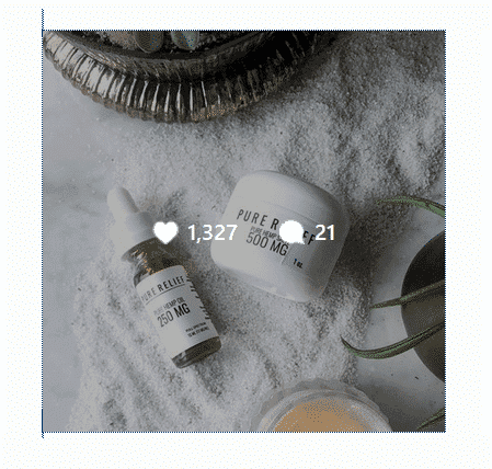 Engagement example for instagram