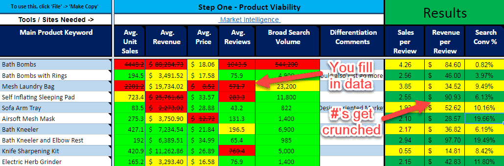 Product Research Workbook In Progress Stage One