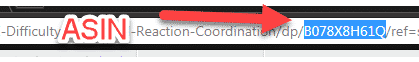 Pull Product ASIN From Amazon Product Listing