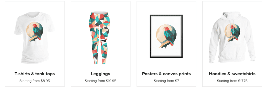 Printful Product Categories 2