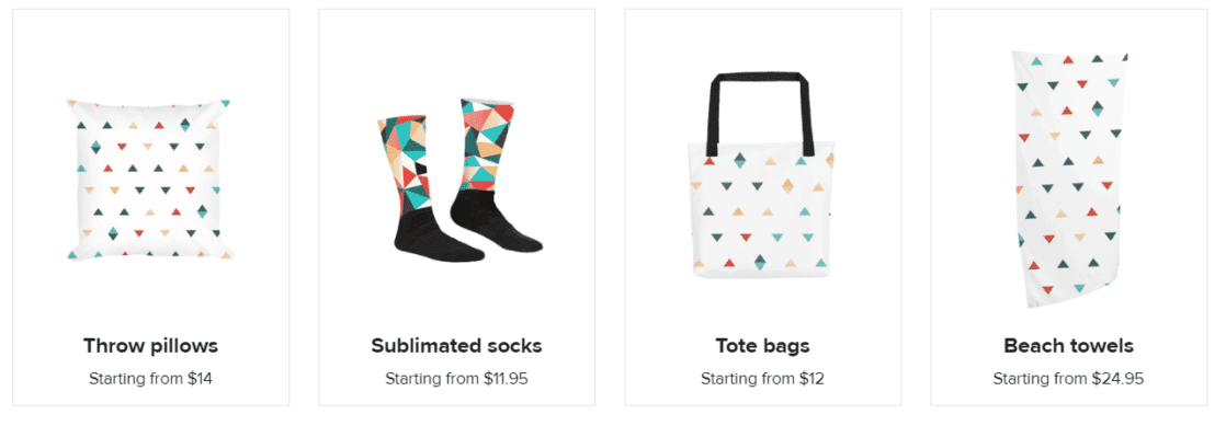 Printful Product Categories 4