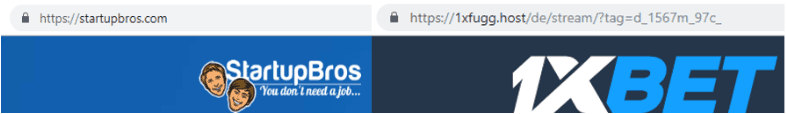Comparing a good domain name against a bad domain name