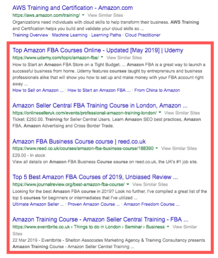 Amazon FBA Courses