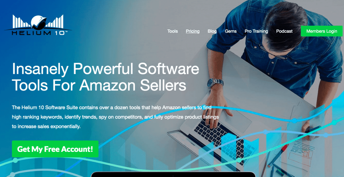 Helium 10 Home Page