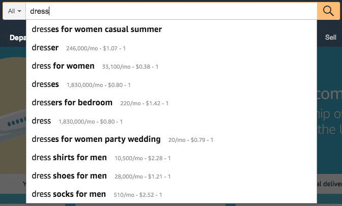 Keywords Everywhere on Amazon