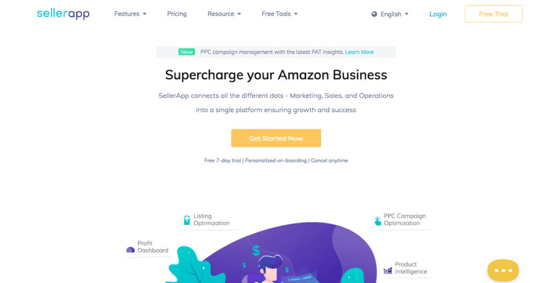 Seller App Home Page