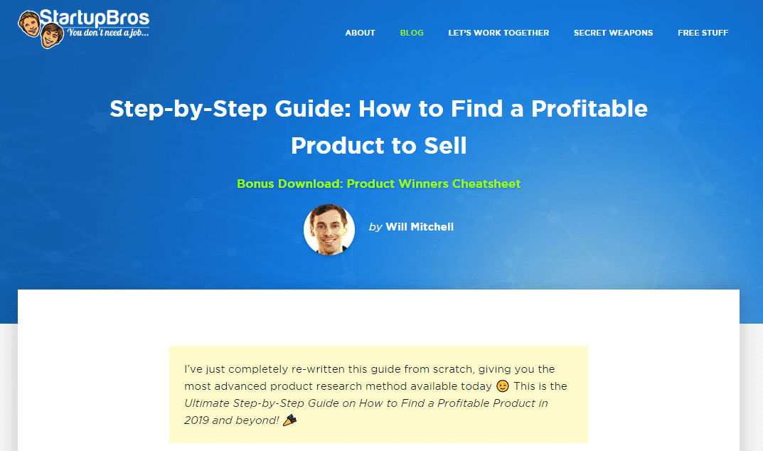 Ultimate Guide blog post example